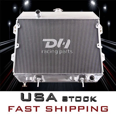Radiador de aluminio de 3 filas para Nissan Datsun 1975-1978 280Z/280ZX 2,8 L L L6 AT CC634 Foto 1 de 4
