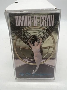Drivin N Cryin Cassette  Fly Me Courageous 1990 Rock Metal Island Records   VG+ - Picture 1 of 4