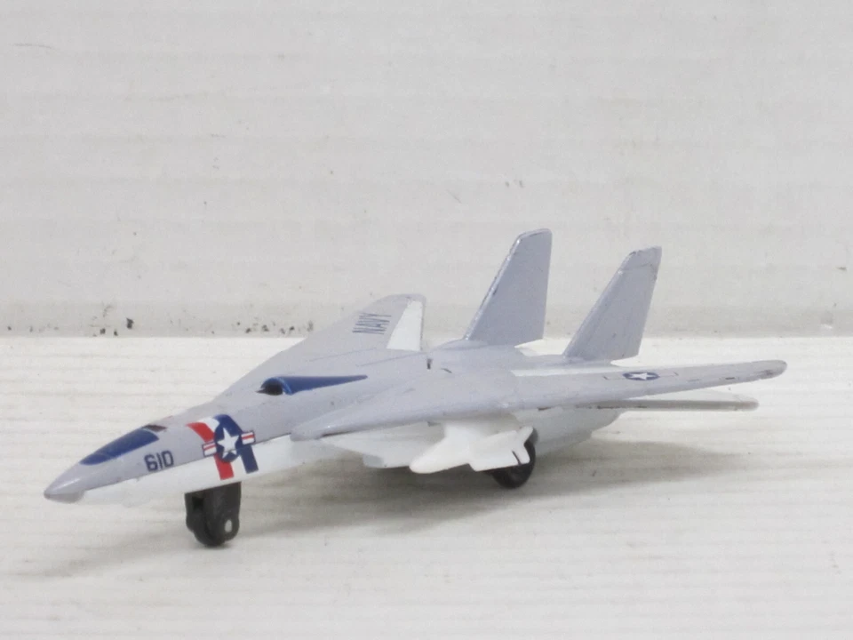 Flugzeug Düsenjet Grumman F-14 Tomcat US Navy grau/weiß ohne Box Matchbox SB 30 - Bild 1 von 4