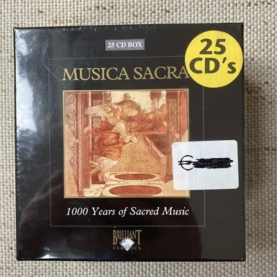 Musica Sacra - 1000 Years of Sacred Music von Various 25 CD Box NEU - Bild 1 von 3
