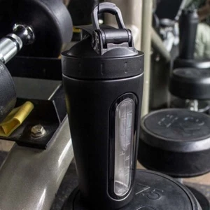 Edelstahl Protein Shaker Becher 700ml Eiweiß Shaker Sport Fitness Eiweiss Shaker - Bild 1 von 23
