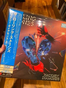 The Rolling Stones Hackney Diamonds Color Vinyl Limited 2LP Japanese Obi Japan - Picture 1 of 1