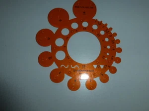 Zeichenschablone STANDARDGRAPH N° 1312 für Abrundungen - Bild 1 von 1