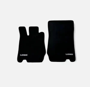 For AMG Mercedes SL R230 Car Floor Mats Velour Waterproof Black Carpet Liners - Bild 1 von 5