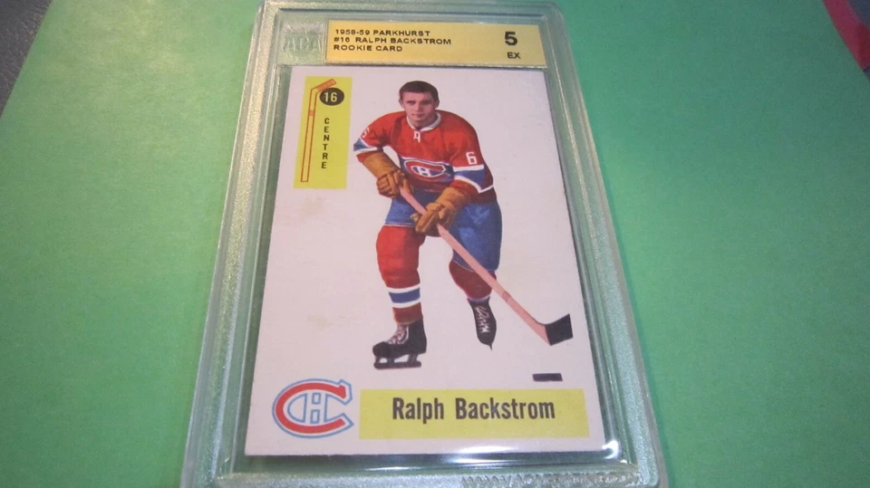 Ralph Backstrom • 1958-59 PARKHURST • #16 • Grado 5 Foto 1 de 4