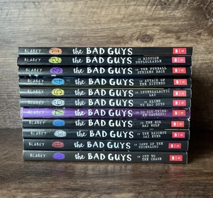 Lot 11 The Bad Guy Series by Aaron Blabey Paperback Books #1-7 9-11 And 13 Good! - Imagen 1 de 17