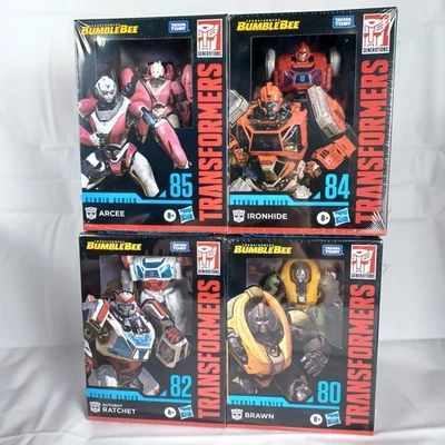 Transformers Studio Series Bumblebee BRAWN 80 RATCHET 82 IRONHIDE 84 ARCEE 85  - Image 1 of 4
