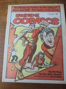 Inside Comics Vol 1 No 4 (Winter 1974 / 75) VERY GOOD - Will Eisner Jerry Siegel - Bild 1 von 1