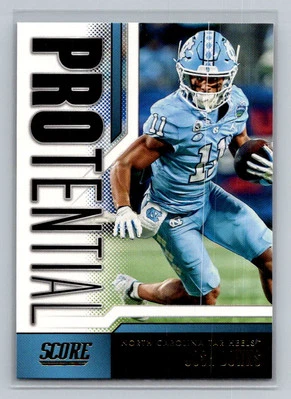 2023 Score #11 Josh Downs Protential Gold North Carolina Tar Heels - Image 1 of 2