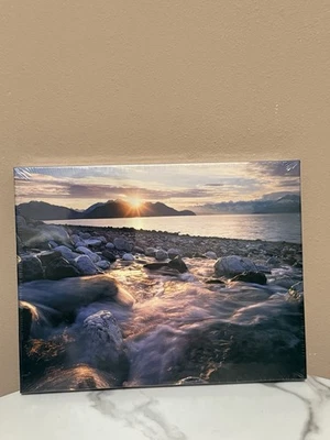 Springbok Jigsaw Puzzle Sunset at Glacier National Park  NEW Factory Sealed  - Image 1 of 4