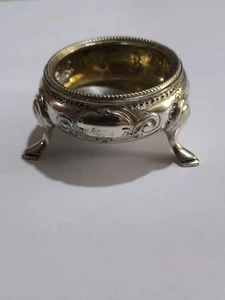 Georgian Sterling Silver Cauldron Salt – Sheffield 1794 Matthew Fenton - Imagen 1 de 14
