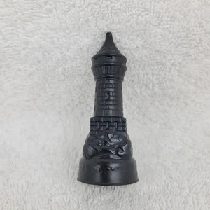 Schachfigur Lowe 1959 Rook Castle schwarz 3" Vintage ANRI Top Zustand sauber - Bild 1 von 23