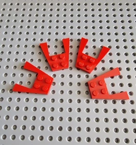 LEGO placa de cuña placa de alas 4x4 rojo Red Wedge Plate 43719 41822 A162 - Imagen 1 de 1