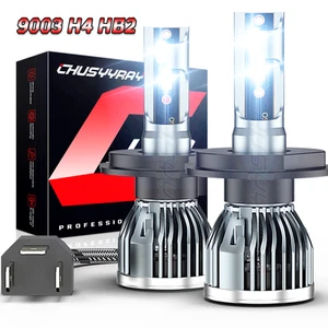 Bright H4 LED headlight bulb for Polaris 1991 500 SKS INDY Snowmobile Hi-Lo Beam - Picture 1 of 12