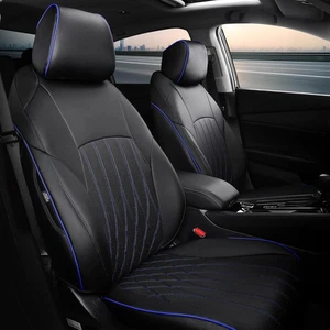 New Faux Leather Seat Covers for Honda Accord EX Hybrid 2023-25 Black/Blue - Bild 1 von 7