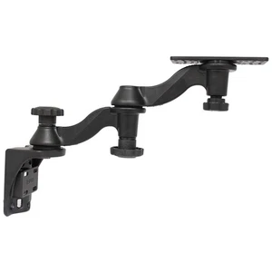 RAM Mount Vertical Double 6" Swing Arms 6.25" X 2" Rectangle Base & Vertical - Foto 1 di 2