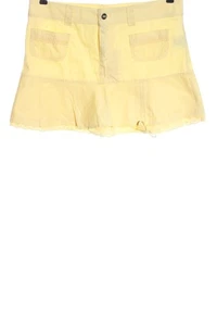 FISHBONE Minifalda Mujeres Falda Talla EU 40 amarillo pálido look casual - Imagen 1 de 5