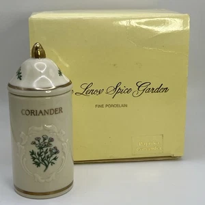 Vtg Coriander The Lenox Spice Garden 1992 Fine Porcelain Spice Jar w Org. Box - Picture 1 of 9