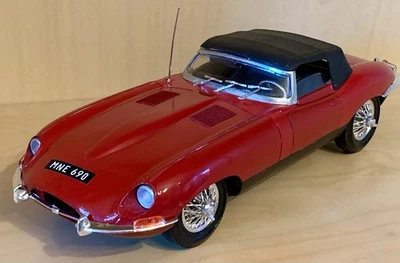 Jaguar XKE ,TG8 Roadster 1964, By Polistil,1:18 Die Cast, Rare Mint Model ,Boxed - Image 1 of 4