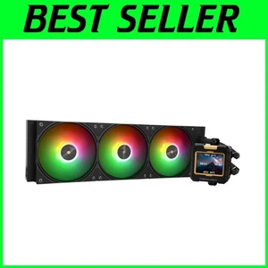 FW360 AIO Water CPU Cooler for AM4/AM5 & Intel with Customizable LCD Screen - Picture 1 of 8