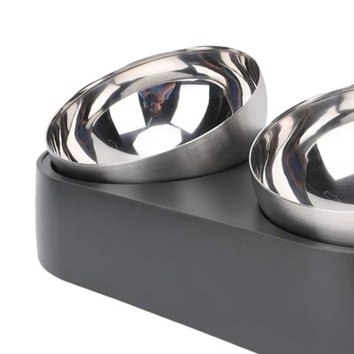 Doppelnapf Für Hunde Und Katzen Erhöhter Futternapf Mit Großem Fassungsvermögen - Bild 1 von 4