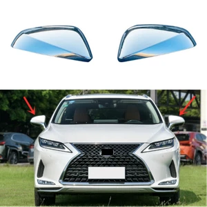 For Lexus RX350 RX450H 2016-2022 ABS Chrome Side Mirrors Rearview Trim Cover - Foto 1 di 9
