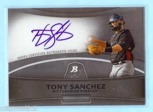 2010 BOWMAN PLATINUM TONY SANCHEZ ROOKIE REFRACTOR AUTOGRAPH RC AUTO - PIRATES - Picture 1 of 1