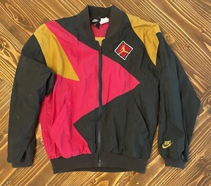 Vintage 1992 Nike Michael Air Jordan Boys Windbreaker Jacket Medium 10-12 - Picture 1 of 4