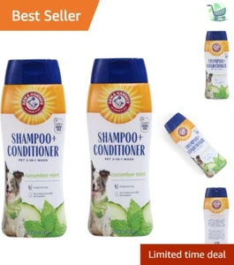 Arm and Hammer 2-in-1 Shampoo & Conditioner für Hunde - 40oz, Backpulver frisch - Bild 1 von 8