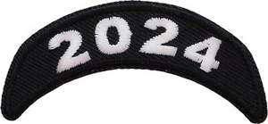 2024 Patch Upper Rocker White- 2.5x1 inch - P7774 - Picture 1 of 5