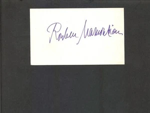 Tarjeta de índice de director con autógrafo firmado Rouben Mamoulian - Dr. Jekyll & Mr. Hyde - Imagen 1 de 4