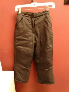L.L. Bean Snow Black Pants Kids Size 8 - Picture 1 of 2