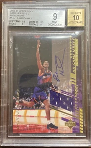 Anfernee (Penny) Hardaway 2001-02 UD Game Jersey AUTO Phoenix Suns BGS 9 Auto 10 - Picture 1 of 2