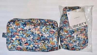 Liberty of London Makeup Travel WashBag Connie Evelyn Print + Hot Water Bottle - Image 1 of 4