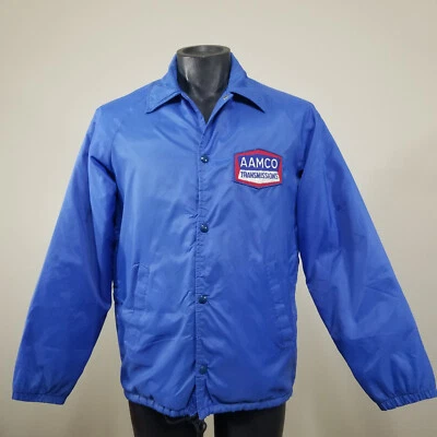Chaqueta De Colección AAmco S Shop Forrada de Vellón Auto Mecánica Grasa Mono Snap Parche EE. UU. Foto 1 de 4