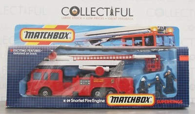 MATCHBOX SUPERKINGS - K-39 SNORKEL FIRE ENGINE - DIECAST - 1987 - MIB 🔥 - Image 1 of 4