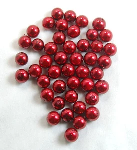 100pcs Top Quality Czech Glass Pearl Round Loose Beads 3mm 4mm 6mm 8mm 10mm 12mm - Picture 1 of 28