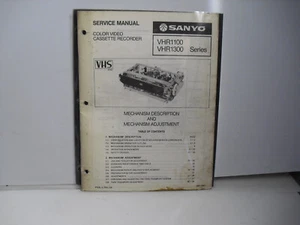 Sanyo VHR1100 Original Service Manual mechanism - Bild 1 von 2
