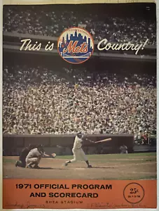 NEW YORK METS v SAN FRANCISCO GIANTS - 6/13/1971 - Official Program - AUTHENTIC - Picture 1 of 4