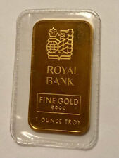 Scarce 1 oz Johnson Matthey | Royal Bank 9999 Fine Gold Minted Bar / Mint Sealed