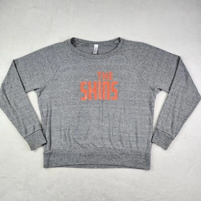 American Apparel THE SHINS Indie Rock Band Long Sleeve Shirt Womens Small Gray  - Image 1 of 4