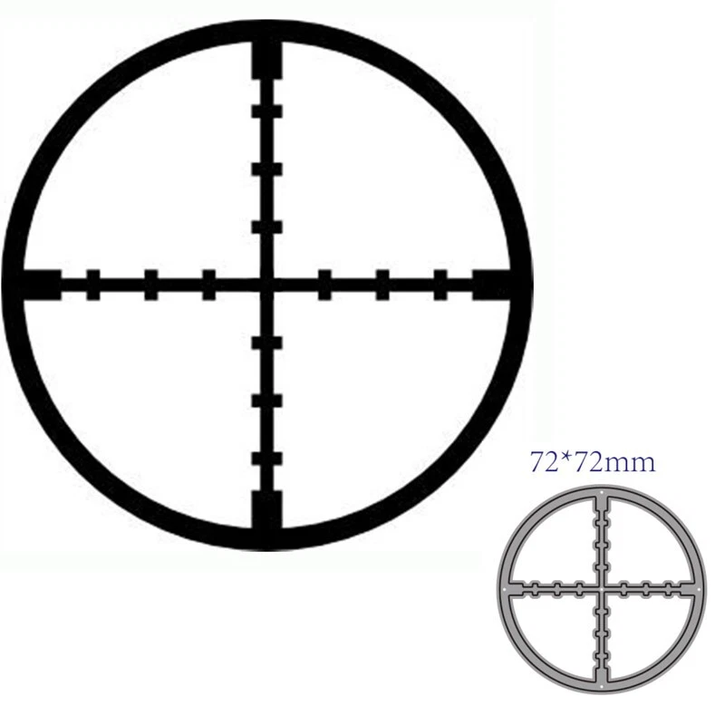 Pistola a croce metallo taglio fustellata scrapbooking creazione carte artigianato - Immagine 1 di 1