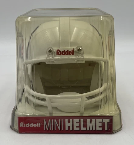 Riddell Mini Helmet White NFL Logo Cover