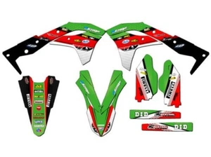2017-2020 KX 250F RICOCHET Green Senge Graphics Kit Compatible with Kawasaki - Picture 1 of 4