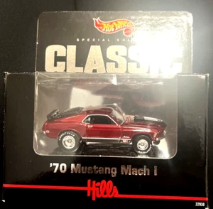 Hot Wheels Classic Hills Special Edition '70 Mustang Mach 1 (Red) 1999 - Picture 1 of 2