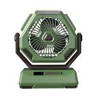 6inch Camping Fan with Lighting Rechargeable Outdoor Fan Long Battery Life