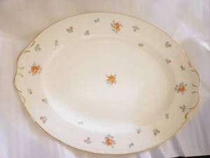 Homer Laughlin Georgian Rambler Rose Servierplatte "F 43 N 5" 40er Jahre - Bild 1 von 2