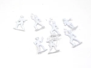 7 Teile Cowboys und Indianer Konvolut weiß Vintage Spielzeug 70er Jahre - Bild 1 von 3