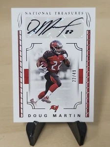2016 Panini National Treasures Doug Martin Auto Bucs /49 - Picture 1 of 3