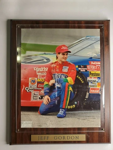 JEFF GORDON PICTURE PLAQUE 13X 11 Cover